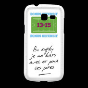 Coque Samsung Galaxy Fresh Les potes Bonus offensif-défensif Blanc