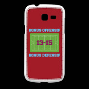 Coque Samsung Galaxy Fresh Bonus Offensif-Défensif Rouge