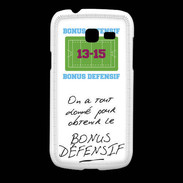 Coque Samsung Galaxy Fresh Obtenir le Bonus offensif-défensif Blanc