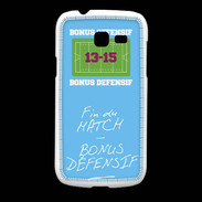 Coque Samsung Galaxy Fresh Fin de match Bonus offensif-défensif Bleu