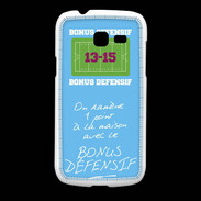 Coque Samsung Galaxy Fresh 1 point bonus offensif-défensif Bleu