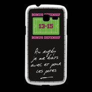 Coque Samsung Galaxy Fresh Les potes Bonus offensif-défensif Noir