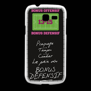 Coque Samsung Galaxy Fresh Plaquage Bonus offensif-défensif Noir