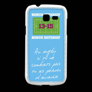 Coque Samsung Galaxy Fresh Le combat Bonus offensif-défensif Bleu