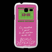 Coque Samsung Galaxy Fresh 1 point bonus offensif-défensif Rose