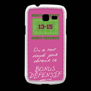 Coque Samsung Galaxy Fresh Obtenir le Bonus offensif-défensif Rose