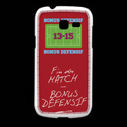 Coque Samsung Galaxy Fresh Fin de match Bonus offensif-défensif Rouge