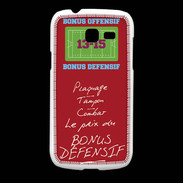 Coque Samsung Galaxy Fresh Plaquage Bonus offensif-défensif Rouge