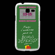 Coque Samsung Galaxy Fresh Merci l'arbitre Bonus offensif-défensif Vert