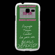 Coque Samsung Galaxy Fresh Plaquage Bonus offensif-défensif Vert