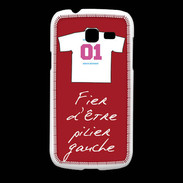 Coque Samsung Galaxy Fresh Pilier gauche Bonus offensif-défensif Rouge