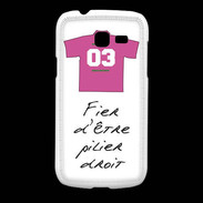 Coque Samsung Galaxy Fresh Pilier droit Bonus offensif-défensif Blanc