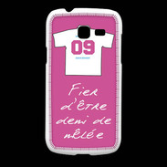 Coque Samsung Galaxy Fresh Demi de mêlée Bonus offensif-défensif Rose