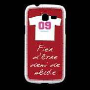 Coque Samsung Galaxy Fresh Demi de mêlée Bonus offensif-défensif Rouge