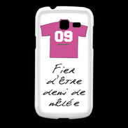 Coque Samsung Galaxy Fresh Demi de mêlée Bonus offensif-défensif Blanc