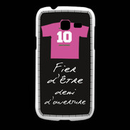 Coque Samsung Galaxy Fresh Demi d'ouverture Bonus offensif-défensif Noir