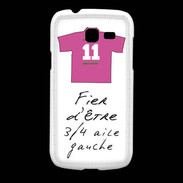 Coque Samsung Galaxy Fresh 3/4 aile gauche Bonus offensif-défensif Blanc