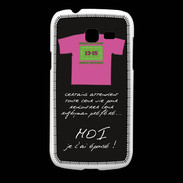 Coque Samsung Galaxy Fresh Moi je l'ai épousé Bonus offensif-défensif Noir