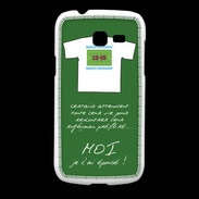 Coque Samsung Galaxy Fresh Moi je l'ai épousé Bonus offensif-défensif Vert