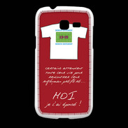 Coque Samsung Galaxy Fresh Moi je l'ai épousé Bonus offensif-défensif Rouge