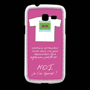 Coque Samsung Galaxy Fresh Moi je l'ai épousé Bonus offensif-défensif Rose