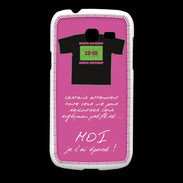 Coque Samsung Galaxy Fresh Moi je l'ai épousé Bonus offensif-défensif Rose 2