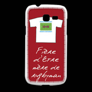Coque Samsung Galaxy Fresh Mère de rugbyman Bonus offensif-défensif Rouge