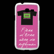 Coque Samsung Galaxy Fresh Mère de rugbyman Bonus offensif-défensif Rose 2