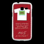 Coque Samsung Galaxy Fresh Moi je l'ai élevé Bonus offensif-défensif Rouge