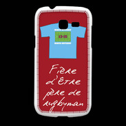 Coque Samsung Galaxy Fresh Père de rugbyman Bonus offensif-défensif Rouge 2