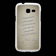 Coque Samsung Galaxy Fresh Portrait Ame Sepia Citation Oscar Wilde