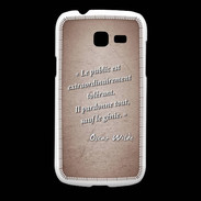 Coque Samsung Galaxy Fresh Public génie Rouge Citation Oscar Wilde