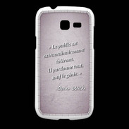 Coque Samsung Galaxy Fresh Public génie Rose Citation Oscar Wilde