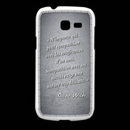 Coque Samsung Galaxy Fresh Sympathiser Noir Citation Oscar Wilde