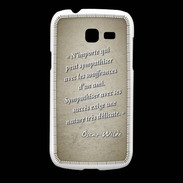 Coque Samsung Galaxy Fresh Sympathiser Sepia Citation Oscar Wilde