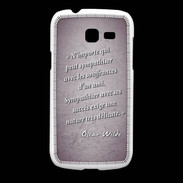 Coque Samsung Galaxy Fresh Sympathiser Violet Citation Oscar Wilde