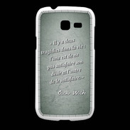 Coque Samsung Galaxy Fresh Tragédie Vert Citation Oscar Wilde