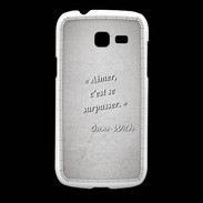Coque Samsung Galaxy Fresh Aimer Gris Citation Oscar Wilde