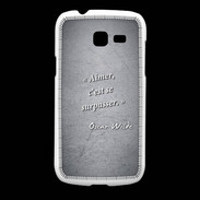 Coque Samsung Galaxy Fresh Aimer Noir Citation Oscar Wilde