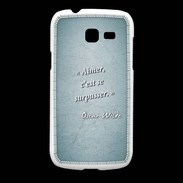 Coque Samsung Galaxy Fresh Aimer Turquoise Citation Oscar Wilde