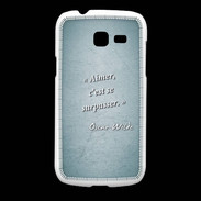 Coque Samsung Galaxy Fresh Aimer Turquoise Citation Oscar Wilde