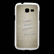 Coque Samsung Galaxy Fresh Aimer Sepia Citation Oscar Wilde