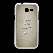 Coque Samsung Galaxy Fresh Aimer Sepia Citation Oscar Wilde