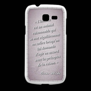 Coque Samsung Galaxy Fresh Homme animal Rose Citation Oscar Wilde