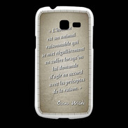 Coque Samsung Galaxy Fresh Homme animal Sepia Citation Oscar Wilde