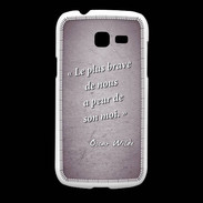 Coque Samsung Galaxy Fresh Brave Violet Citation Oscar Wilde