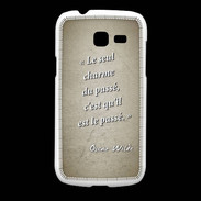 Coque Samsung Galaxy Fresh Charme passé Sepia Citation Oscar Wilde