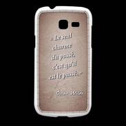 Coque Samsung Galaxy Fresh Charme passé Rouge Citation Oscar Wilde