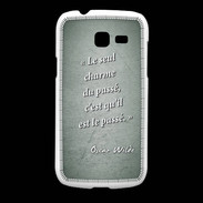 Coque Samsung Galaxy Fresh Charme passé Vert Citation Oscar Wilde