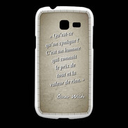 Coque Samsung Galaxy Fresh Cynique Sepia Citation Oscar Wilde